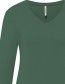 Longsleeve Bas Tencel Dark Green detail