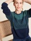 Trui Patron Knitted Deep Navy