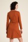 Jurk Waist Optik Caramel