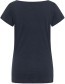 T&#8209;shirt Watervalhals Deep Navy detail