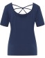 T&#8209;shirt Back Details Deep Navy detail
