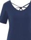 T&#8209;shirt Back Details Deep Navy detail
