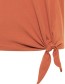 T&#8209;shirt To Knot Terracotta detail