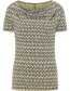 T&#8209;shirt Watervalhals Bamboo Green