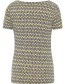 T&#8209;shirt Watervalhals Bamboo Green detail
