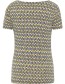 T&#8209;shirt Watervalhals Bamboo Green detail