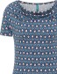 T&#8209;shirt Watervalhals Boho detail