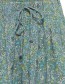 Korte Broek Iris Blauw detail