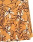 Rok Met Broek Hawaii Geel detail