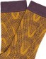 Sokken Patroon Plum detail