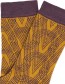 Sokken Patroon Plum detail