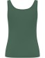 Top Bas Tencel Dark Green detail