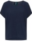Top Crinkled Deep Navy