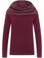 Longsleeve Grote Kraag Petals Wine Red