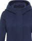 Jas Kort Fleece Deep Navy detail
