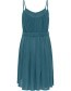 Mouwloze Jurk Kurz Bermuda Blue detail