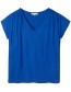 Top Blouse Fancy Eco Dazzling Blue