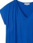 Top Blouse Fancy Eco Dazzling Blue detail