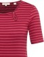 T‑shirt Lillyy Stripes Red detail