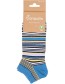 Sneakersokken Summer Stripe Blue detail