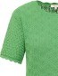 Trui Korte Mouw Emmaa Peppermint Green detail