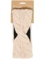 Hoofdband Wol Liv Creme detail