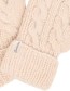 Wanten Liv Wol Creme detail
