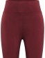 Legging  Elly Basic Eco Vero Fired Brick detail