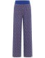 Pantalon Knitted Retro Look Blue Windows