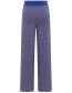 Pantalon Knitted Retro Look Blue Windows detail
