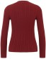 Trui Fijne Brei Silky Fired Brick detail