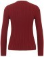 Trui Fijne Brei Silky Fired Brick detail