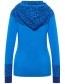 Vest Rits Jaquard Blue Paisley detail