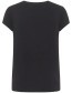 T&#8209;shirt Basic In Organic Cotton Zwart detail
