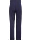 Lounge Broek Wijd Bamboe Blauw detail