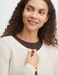 Vest Open Bymikala Structure Birch