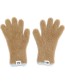 Handschoenen Fluffy Gerecycled Beige
