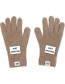Handschoenen Gerecycled Just Creating Beige