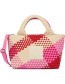 Tas Amelia Life Is Simple Pink Red detail