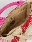 Tas Amelia Life Is Simple Pink Red detail