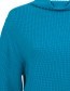Trui Merino Kamakura Azure Blue detail