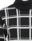 Trui Merino Sato Black White detail