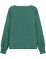 Blouse Bow Ho Girl Sticks Green detail