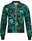 Jas Best Friends College Japanese Flowers Green