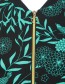 Jas Best Friends College Japanese Flowers Green detail