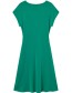 Jurk Pretty Knotted Ultramarine Green detail