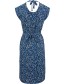Jurk Easy Sunday At The Park Blue detail