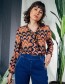 Blouse Bound Splendid Wavy Blue