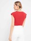 Top Casual Chic Pompeian Red