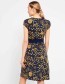 Jurk Vintage Moments Japanese Flowers Blue